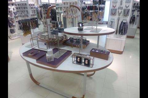 Jewellery department close-up at M&S Bluewater